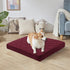 Dog Bed Covers Only - Waterproof Dog Bed Covers Quilted, Replacement Washable Pet Puppy Bed Cover for Dog Cat, Cushion Cover 30Lx20Wx6H Inches Bur...