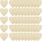 Shapenty Unfinished Wooden Hearts Bulk Blank Wood Slices Discs DIY Craft Cutout Pieces for Wedding Guest Signing Book Frame Album Valentine Christ...