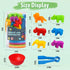 RAEQKS Counting Sorting Toys Matching Stacking Toys with Bowls Preschool Learning Activities Educational Sensory Game Montessori STEM Toy Daycare ...