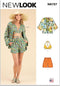 New Look Misses' Jacket, Wrap Halter Top and Shorts Sewing Pattern Packet, Design Code M8295, Sizes 8-10-12-14-16-18-20, Multicolor...