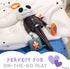 KIDS PREFERRED Disney Baby Nightmare Before Christmas Jack Skellington On The Go Activity Toy with Teether, On The Go Clip, Bell Chime, and Pull T...
