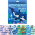Ocean Sticker Book Crafts for Kids Ages 4-8 Sticker Paint Number Books, Stickers for Kids Girls Boys Birthday Easter Day Party Favor Gift Car Road...