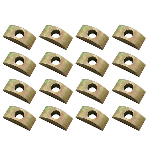 12pcs 30mm M8 Half Moon Nuts Washer Spacer Furniture Hardware Accessories for Furniture Connect...