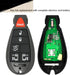Key Fob P/N M3N5WY783X Car Key Replacement Fits for Grand Cherokee 2008-2013,for Dodge Ram 1500 2500 3500 2008-2010, for Chrysler Town & Country 2...