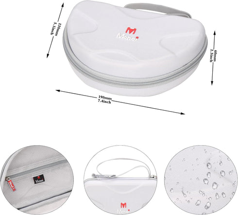 Mchoi Hard Case Suitable for Sony MDR-ZX110/ZX110AP/ZX110NC/ZX310AP Wired On-Ear Headphones, Waterproof Shockproof Wired On-Ear Headphones Protect...