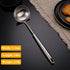 FJNATINH Wok Spatula and Soup Ladle Set - 304 Stainless Steel Wok Utensil Tools Set, 2 Pieces All Metal Cooking Kitchen Utensils,Chinese Wok Acces...