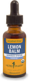 Herb Pharm Certified Organic Lemon Balm Liquid Extract for Calming Nervous System Support, Alcohol-Free Glycerite, 1 Oz...