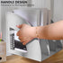 Lemical 3 Compartments Open Section Magazine File Holder Desk Organizer Book Rack Office Home Document Storage File Rack Kitchen Tool Organizer...
