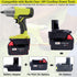 2 Packs Battery Adapter Compatible with Ryobi 18V ONE+ Tools, Convert Compatible with Dewalt 20v & Compatible with Milwaukee M18 18v Lithium Batte...