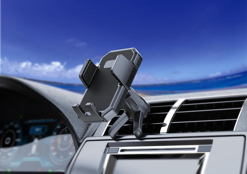 Phone Mount for Car Vent, Universal Car Phone Holder Mount Hands Free Air Vent Cell Phone Holder for Car Cradle in Vehicle Compatible with All Pho...