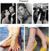 Boho Layered Crystal Chain Ankle Bracelet Gold Snake Dangle Anklet Bracelet Layering Tennis Chain Anklet Punk Summer Foot Chain Jewelry for Women ...