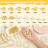 Audab Pearl Beads for Bracelet Making, 970 Pieces Pearl Beads and Gold Spacer Beads for Bracelets and Jewelry Making...