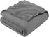 Hansleep Fleece Throw Blanket Super Soft Flannel Fuzzy Grey, Plush Cozy Blanket for All Seasons, Grey, Throw 50x60 Inches...