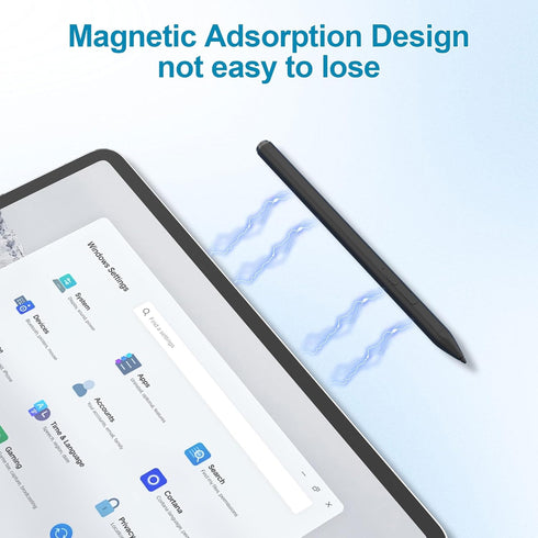 Microsoft Surface Pen for Surface Pro 9/8/11/10/7/6/5/4/3/, Fast Charging Stylus for Surface Go 2/3/Book/Laptop, Palm Rejection 4096 Pressure Sens...