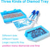 Hulameda 56pcs 5D Diamond Painting Tools, Diamond Painting Accessories with 28 Grids Diamond Embroidery Box and Diamond Painting Roller for kids a...