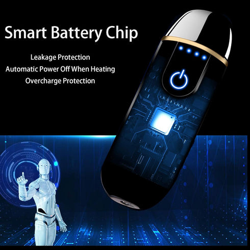 Electric Lighter, Smart Electronic Lighter, Mini USB Rechargeable Lighter Touch Ignition Windproof Flameless Lighter Lightweight Plasma Lighter wi...