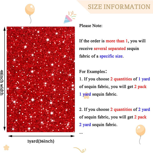 Sequin Fabric Red Glitter Fabric Stretch Velvet Fabric by The Yard 1 Yard Mermaid Sequins Fabric Large Sequins Christmas Fabric for Sewing Dress S...