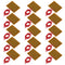 15pcs 30mmx40mm Film Heater Plate Adhesive Pad, PI Heating Elements Film 5V 1W Strip Heater Adhesive Polyimide Heater Plate (5V 1W 30mmx40mm)...