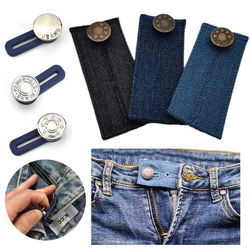 6 Pack Waist Extenders, Premium Button Extender for Pants, Pants Extender for Maternity, Adjustable Buttons Extender for Men and Women, Waistband ...