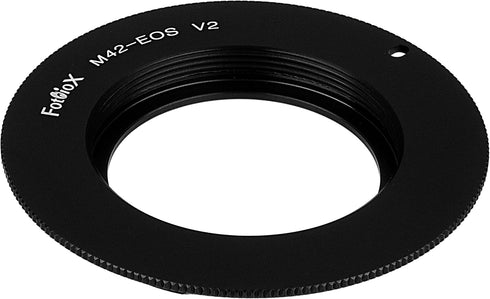 Fotodiox Lens Mount Adapter - M42 Type 2 Screw Mount SLR Lens to Canon EOS (EF, EF-S) Mount SLR Camera Body...