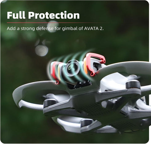 Gimbal Bumper for DJI Avata 2, PTZ Protect Bar Aluminum Alloy Camera Anti-Collision for DJI Avata 2 FPV Drone Accessories (Red)...