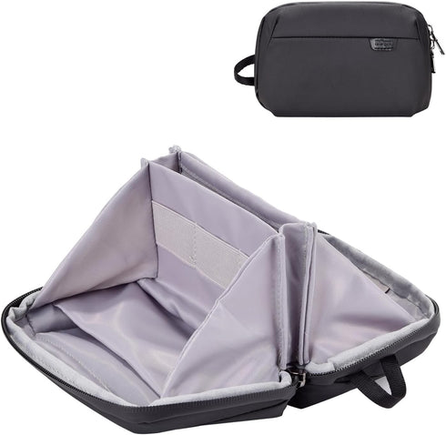 DDgro Travel Organizer Electronics Mini Pouch, Small Accessories Case for Cable/Charger & Cords/Tech Essentials (Black-Mini)...