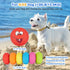 Dog Squeaky Toys Latex Squeaky Dog Balls for Small Puppy Chewing Rubber Soft Fun Emoji Dog Balls for Corgi Pet Dogs (6 PCS)…...