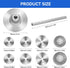 Inside Pipe Cutter for PVC Pipe Cutter Tool-With Scale Adjustable Depth Gauge, 6pcs Saw Tooth Blades with 0.32in Hex Key Shaft for PVC and Plastic...