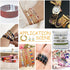 NBEADS about 1280 Pcs 16 Colors Tila Beads, 2-Hole Rectangle Glass Seed Beads with Elastic Thread, Big Eye Beading Needles for Bracelet Necklace E...