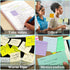 600 Sheets Transparent Sticky Notes with Lines, 3x3 Inch Colorful Annotation Sticky Notes, Waterproof See through Sticky Notes or School Supplies ...