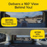 Wide-Angle Rearview Mirror, As Seen On TV Black Convex Car Mirror Installs in Seconds and Fits Most Cars, SUVs & Trucks, Holiday Gift...
