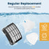 2 + 4 Pack Filters for Shark Vacuum Navigator Lift Away Filter Replacement ZU503AMZ NV350 NV351 NV352 NV355 NV356E NV357 NV360 NV370 UV440 UV540, ...