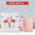 16 oz Cute Pink Coffee Mug Ceramic Flamingo Gift Unique Cups Mom Day Gift for Women Her Grandma Pretty Mug Funny Coffee Cup Funky Xmas Presents fo...
