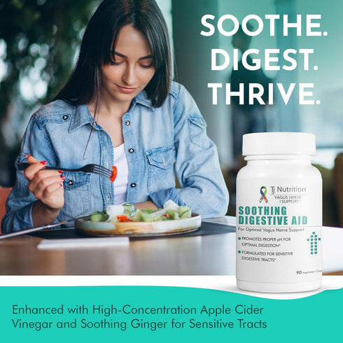 Digestive Health Support - Soothing Digestive Aid with Vagus Nerve Support™ for Optimal pH and Enhanced Digestion Comfort...