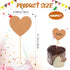 100 Pcs Charcuterie Board Cheese Labels Party Buffet Labels Appetizer Sign Blank Food Toothpick Flags Love Heart Cheese Markers Cupcake Toppers Pi...