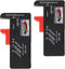 2Pack of BT-168 Battery Tester, Universal Battery Tester, Small Battery Tester for Household Battery, Suitable for AAA AA C D 9V 1.5V Button Batte...