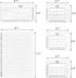 Suwimut 11 Pack Straight Line Stencil Template for Journaling and Envelope Addressing Guide Stencil Templates Set, 11 Inch Scale Spacing Line Draw...