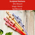MixCraft Elixir Mixer Cocktail Stirrers, Stainless Steel Drink Stirring Swizzle Sticks, Colorful Words,Set of 6...