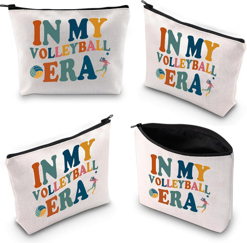 Volleyball Makeup Bag Volleyball Team Gift Sports Team Gift Volleyball Coach Player Gift Volleyball Cosmetic Bag Volleyball Mom Gifts (VOLLEYBALL ...