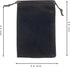 AEAOA Gift Bags, Pack of 25 Pieces 4.8" X 3.6" Velvet Drawstring Jewelry Pouches, for Candy, Pins, Jewelry, Treats, Birthday Party Favors (Black)...