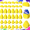 Mifoci 36 Pcs Face Paint Sponges Petals Half Moon Spades Face Painting Sponges Face Painting Supplies High Density Makeup Sponge for Kids Adults A...