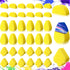 Mifoci 36 Pcs Face Paint Sponges Petals Half Moon Spades Face Painting Sponges Face Painting Supplies High Density Makeup Sponge for Kids Adults A...