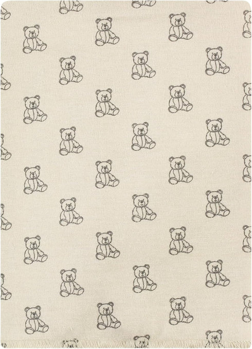 Hudson Baby Unisex Baby Cotton Flannel Burp Cloths Bundle, Teddy Bears, One Size...