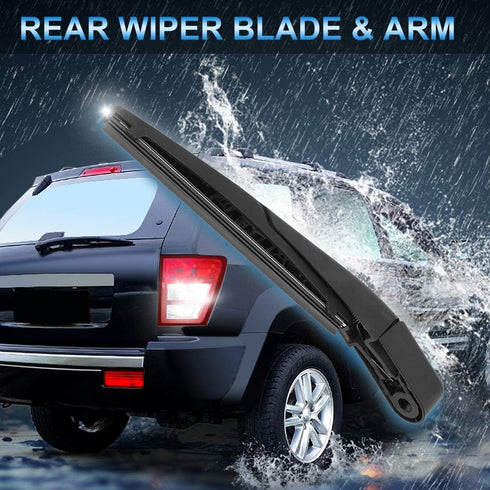 X AUTOHAUX Rear Windshield Wiper Blade Arm Set 185mm 7 Inch for Mercedes-Benz Fortwo 2013 2014 2015 2016 2017...