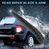 X AUTOHAUX Rear Windshield Wiper Blade Arm Set 185mm 7 Inch for Mercedes-Benz Fortwo 2013 2014 2015 2016 2017...