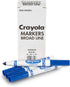 Crayola Broad Line Markers - Blue (12Ct), Markers for Kids, Bulk School Supplies for Teachers, Nontoxic, Marker Refill with Reusable Box...