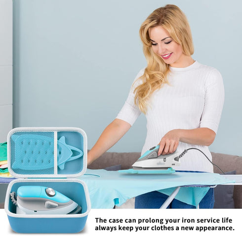 GWCASE Case Compatible with Oliso M3Pro/ M2 Mini Project Steam Iron. Travel Irons Carrying Organizer Holder for Solemate and Other Accessories (Bo...