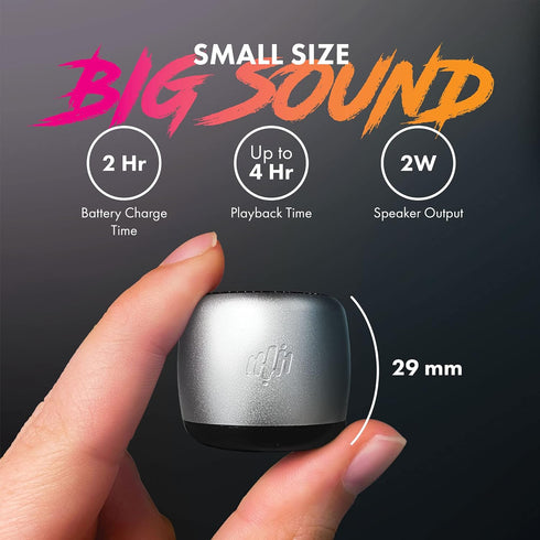 Pure-Hypr Audio SB100 Micro Speaker | Portable Bluetooth Speaker | Hours of Quality Music | Small Speaker with Big Sound | Blue......