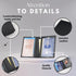 ag wallets 2 ID Leather Bifold License Holder (Black)...