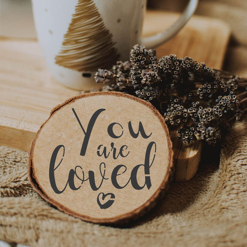 6 Inch Inspirational Word Stencils, 20 PCS Motivational Stencils Reusable Mylar Template Inspirational Quotes Stencils for Painting on Wood Wall H...